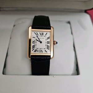 까르띠에 탱크솔로 스몰 로즈골드