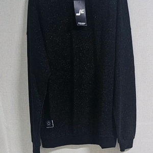 브랜드자니카슨반짝이맨투맨티셔츠블랙 L/100