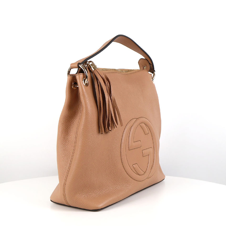 [중고명품다올] 구찌 소호 테슬 호보 숄더백 408825--3