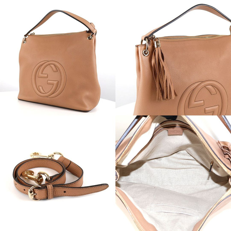 [중고명품다올] 구찌 소호 테슬 호보 숄더백 408825--7