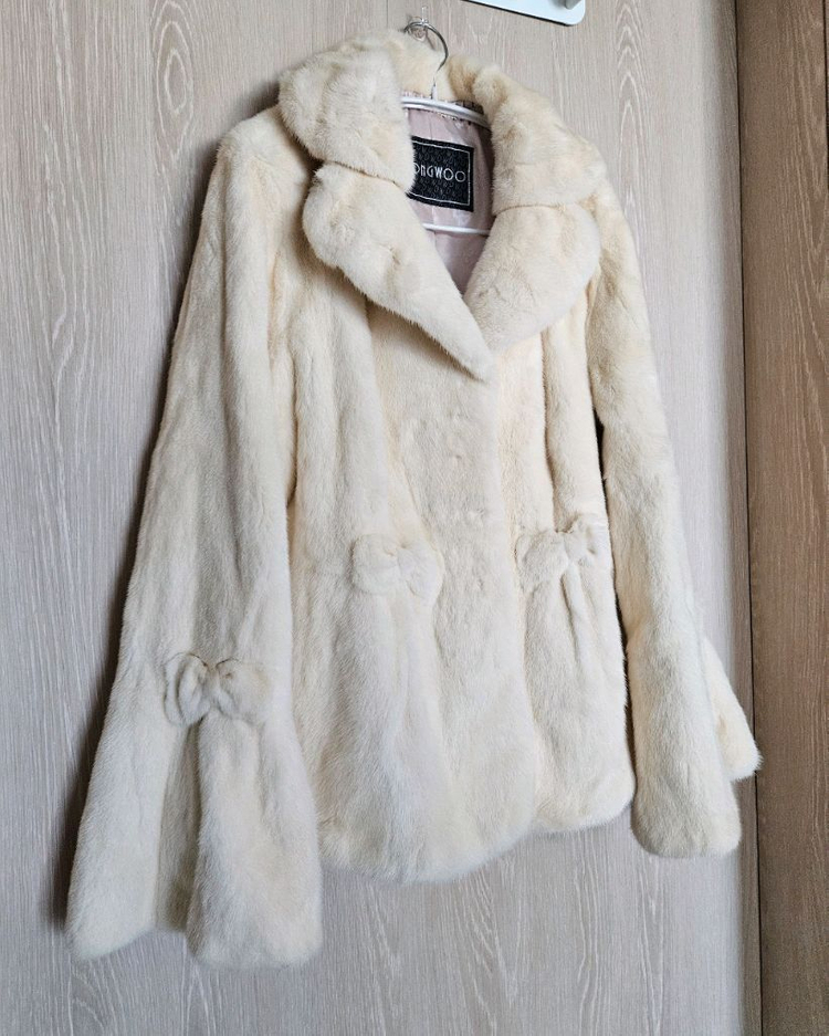 동우모피 리본 NAFA MINK 퍼 밍크코트 91-96-165(91)--1