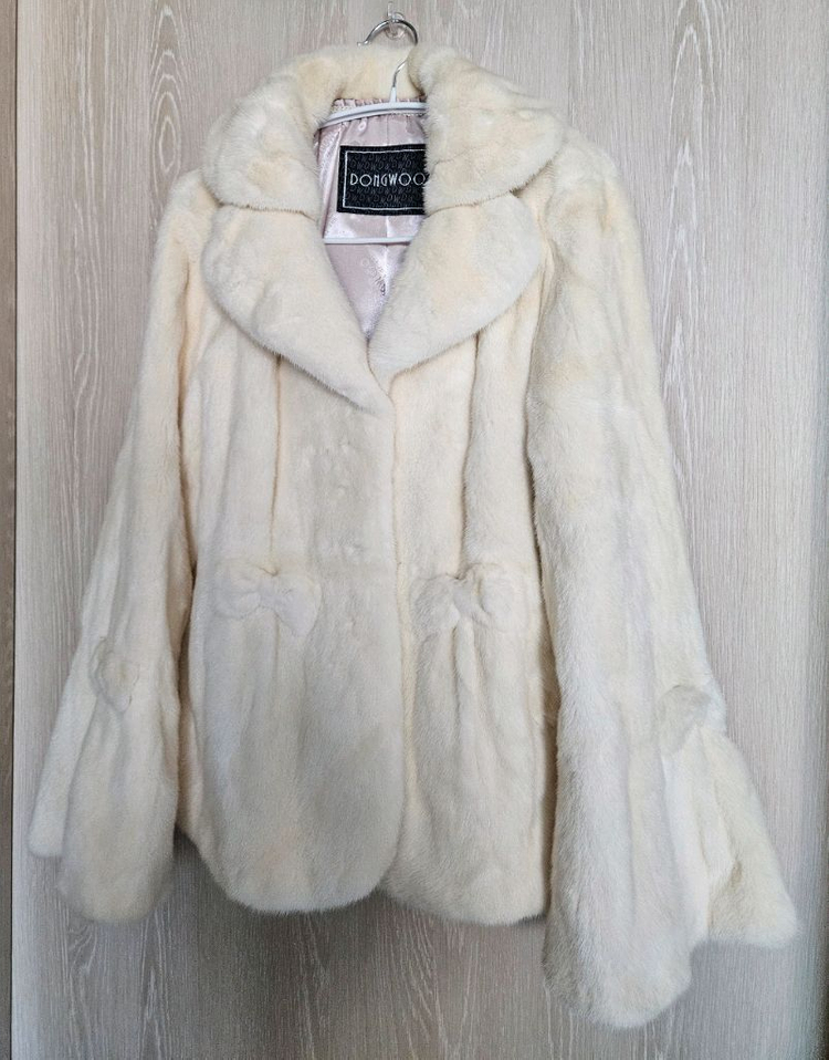 동우모피 리본 NAFA MINK 퍼 밍크코트 91-96-165(91)--2