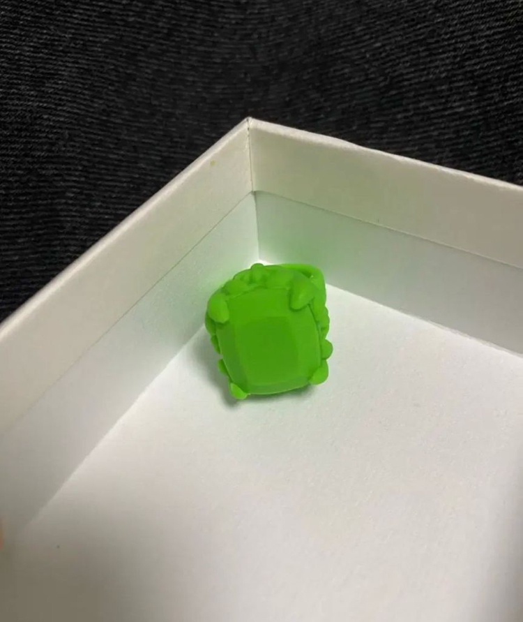 크롬하츠 20주년 실리콘 반지 그린 이미지