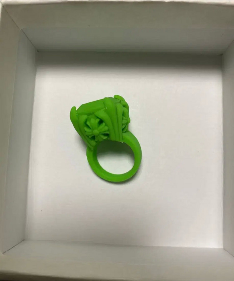 크롬하츠 20주년 실리콘 반지 그린 이미지