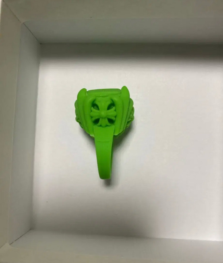 크롬하츠 20주년 실리콘 반지 그린 이미지