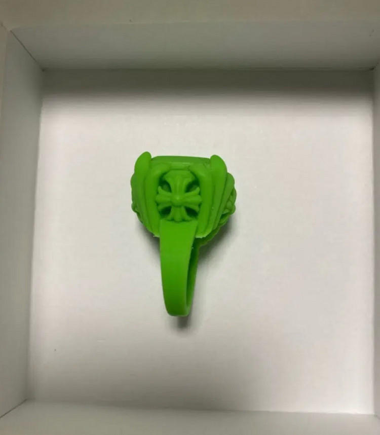 크롬하츠 20주년 실리콘 반지 그린 이미지