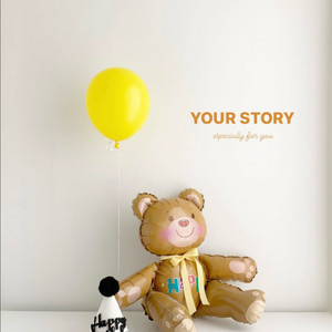 [풍선] 곰돌이 입체풍선- 11개