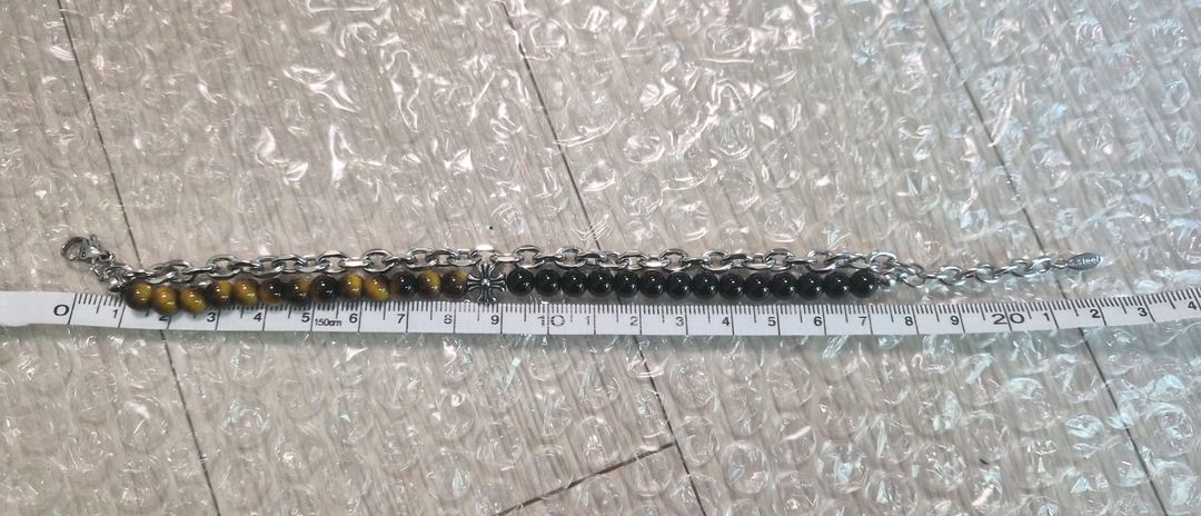 십자가 스타일 팔찌 호안석 (새상품)--7