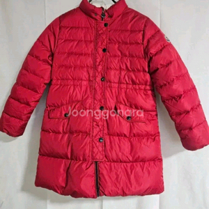 몽클레어 키즈 레드 롱패딩