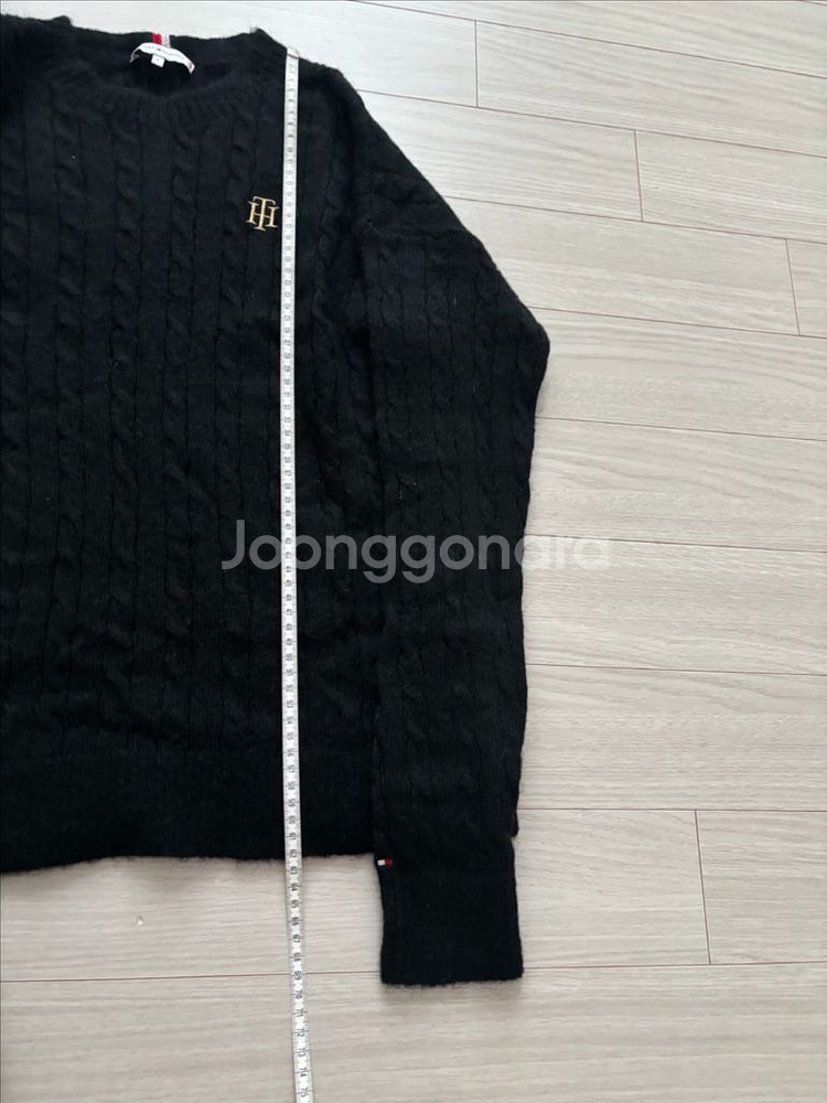 정품 타미힐피거(Tommy Hilfiger) 헤리티지 울알파카케이블니트--6