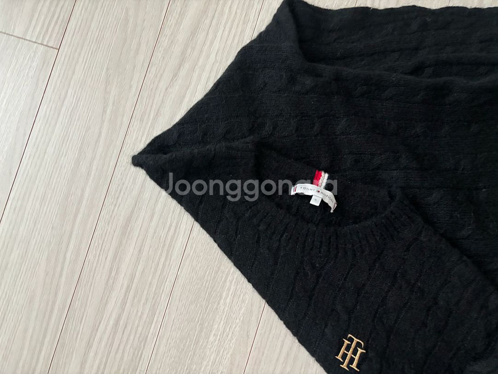 정품 타미힐피거(Tommy Hilfiger) 헤리티지 울알파카케이블니트--8