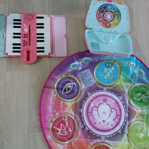 시크릿쥬쥬 댄스매트와 피아노