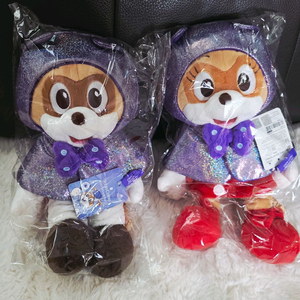 [새상품] 한정판 BTS 롯데월드 보라 로티 & 로리 커플인형 30CM 이미지