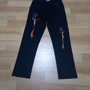 sonia rykiel 소니아 라키엘 자수 블랙진