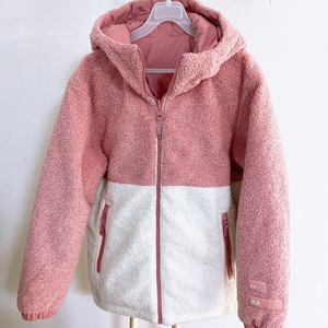 (90)K2여자거위털뽀글이양면후드패딩점퍼