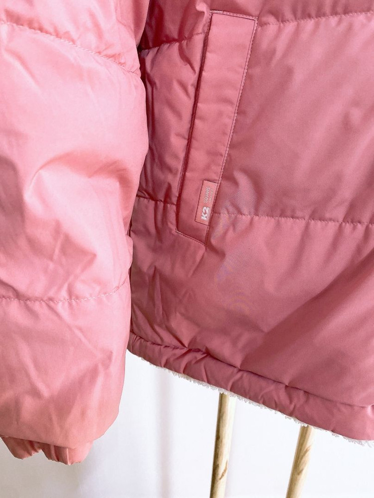 (90)K2여자거위털뽀글이양면후드패딩점퍼--6