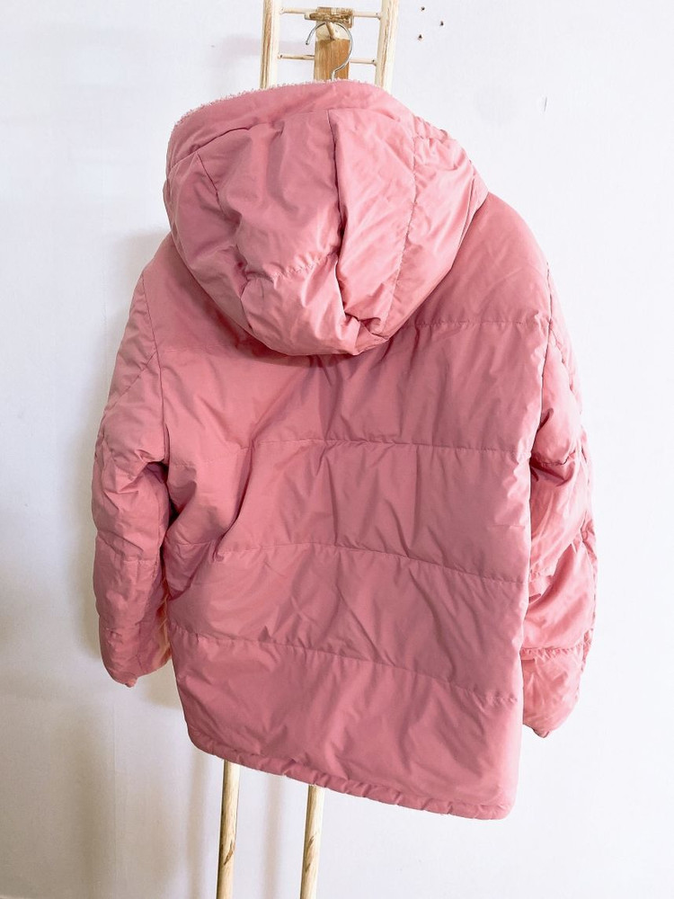 (90)K2여자거위털뽀글이양면후드패딩점퍼--7