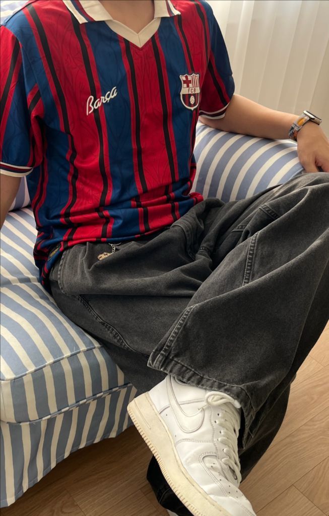 FC 바르셀로나 레플리카 축구 유니폼 (새제품)--6