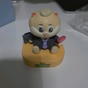 주토피아 피규어 상하이 디즈니랜드 기념품 레밍 햄스터 버블헤드