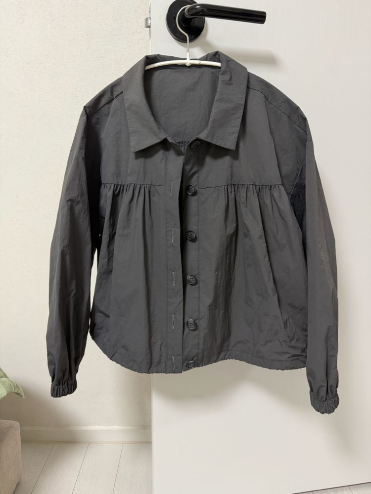 아이링마켓 바람막이 차콜--1