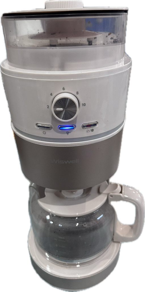 위즈웰 그라인드 앤 드립 커피머신 크림 이미지