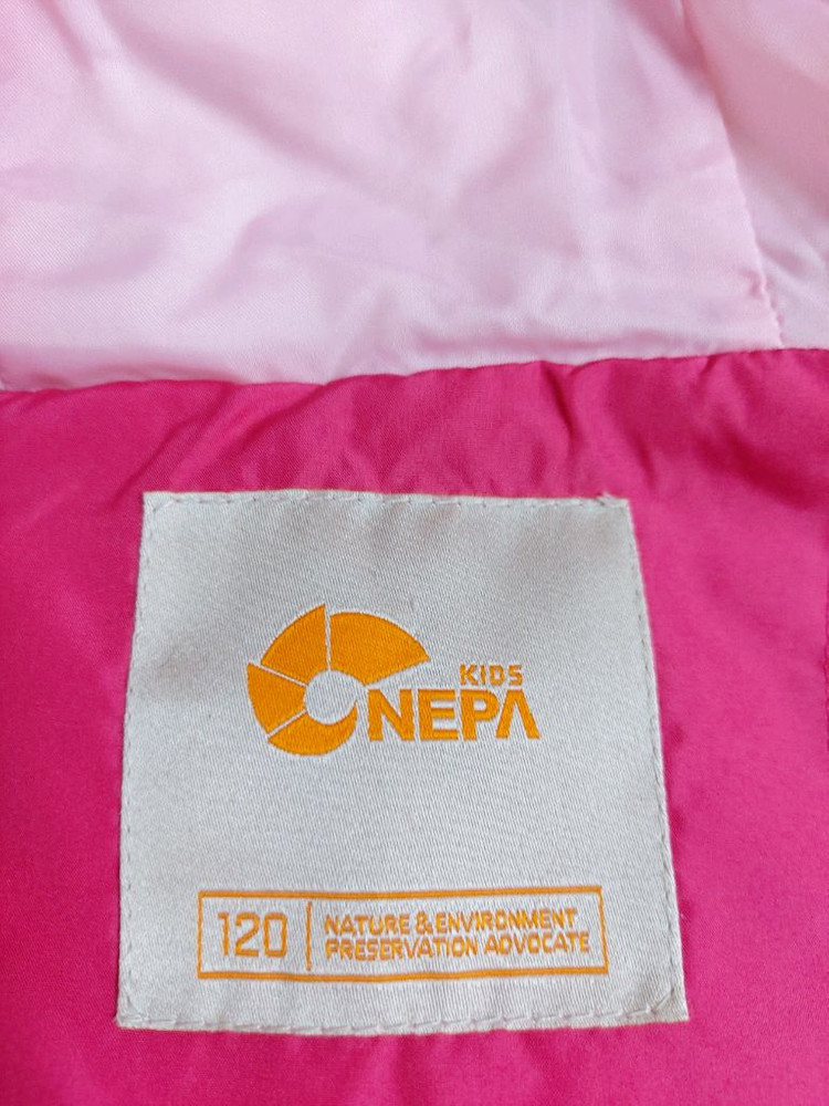 아동 네파키즈 덕다운패딩베스트120 핑크패딩조끼 시착외새상품--4