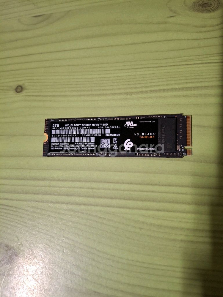 보증29/6) 국내정품 WD SN850X 2TB NVME SSD--3