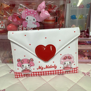 마이멜로디 가죽 파우치