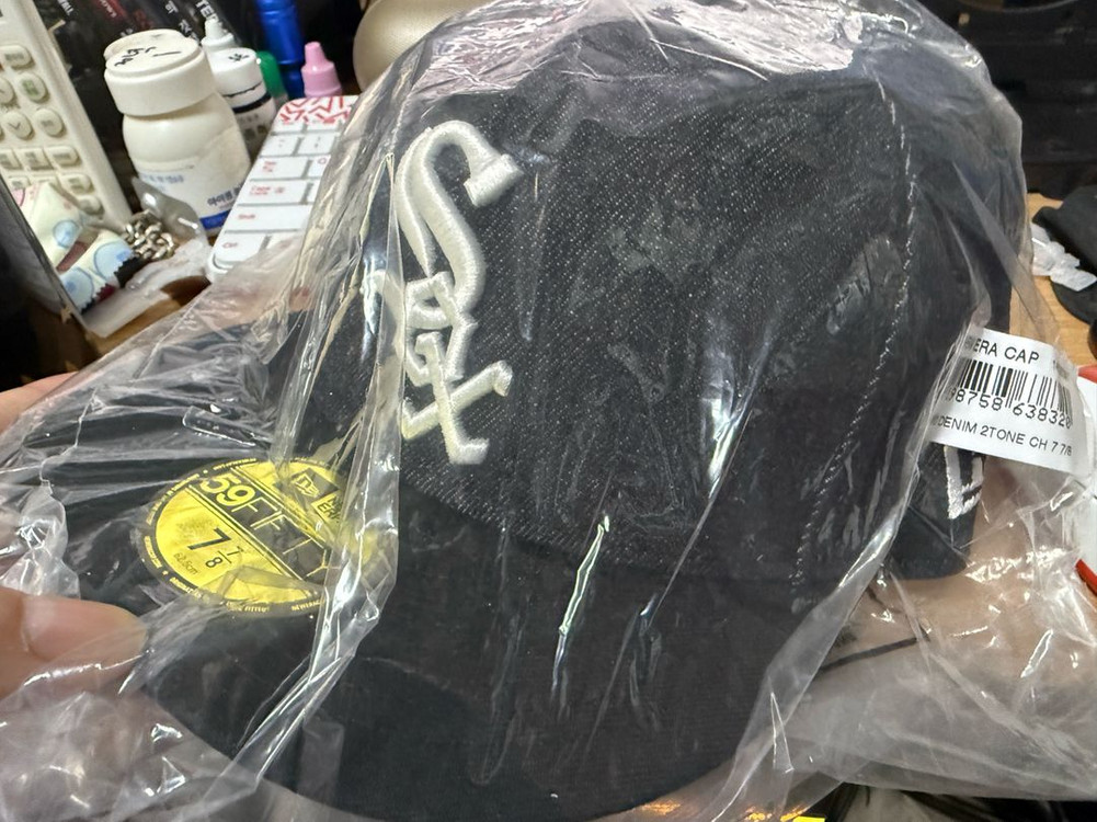 [새상품] mlb 데님 투톤 시카고 화이트삭스 뉴에라--2