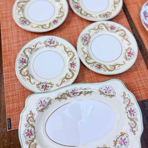 영국 앤틱 존슨브로(존슨브라더스) 브레드접시세트 이미지