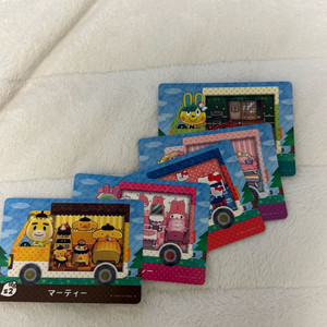 모동숲 동물의숲 산리오 아미보 카드 이미지