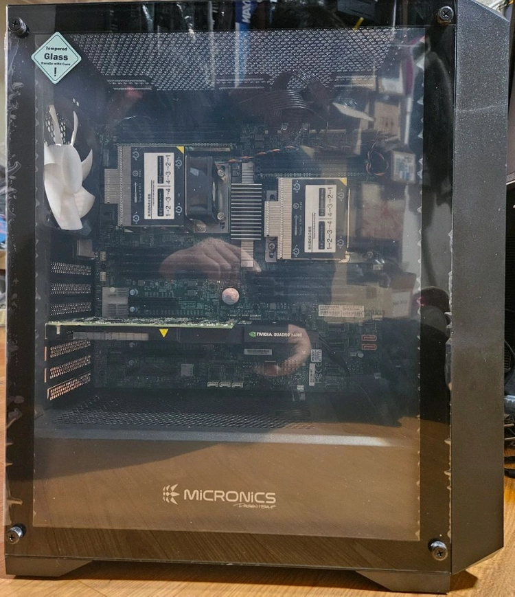 AMD EPYC 7571 듀얼 64코어 128스레드 램128G 4090블로어 이미지