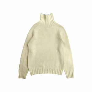 할리 오브 스코틀랜드 아이보리 터틀넥 목폴라 니트 L