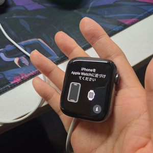 아이폰14프로맥스 512기가 그래파이트+애플워치6 44mm 스테인리스스틸 그래파이트GPS 세트 판매합니다 이미지