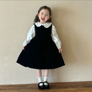 블라우스벨벳원피스세트120