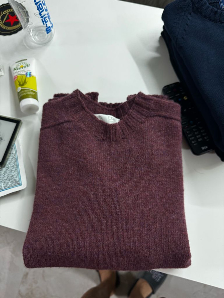 [XXL] ESK 에스크 밸리 Andy Crew 셔틀랜드울 쉐기독 니트--3