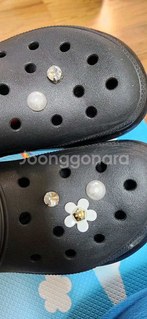 크록스 메가 크러쉬 클로그 블랙 M5/W7--4