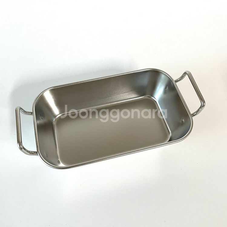 스텐접시, 사각볼 새상품--2