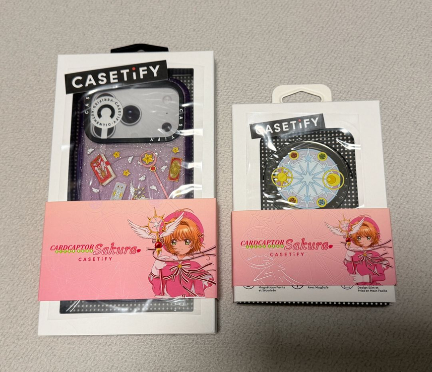 케이스티파이 카드캡터 체리 콜라보 (아이폰 17프로) 세트--0