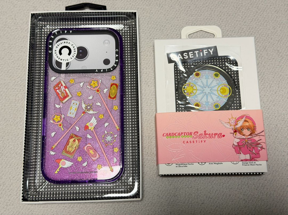 케이스티파이 카드캡터 체리 콜라보 (아이폰 17프로) 세트--1