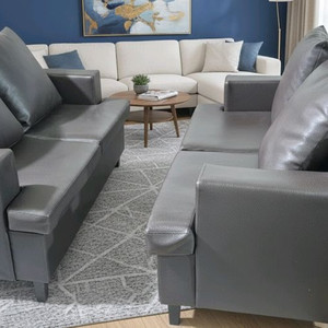 최고급 레자 가죽 2인 소파(총8개)개당 15만원