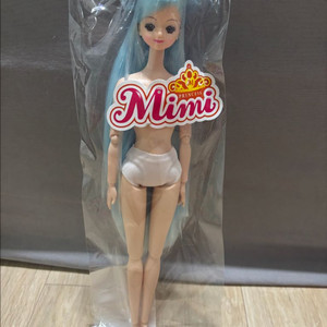 커스텀미미인형 하늘색머리 이미지