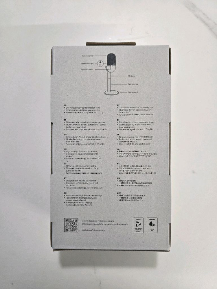 미개봉 커세어 엘가토 wave neo 마이크--1