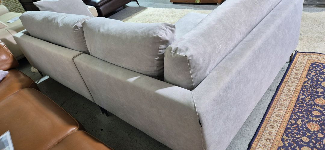 에싸 리아드 3.5인 반카우치형 리브 패브릭 소파(드라이세탁완료)--7