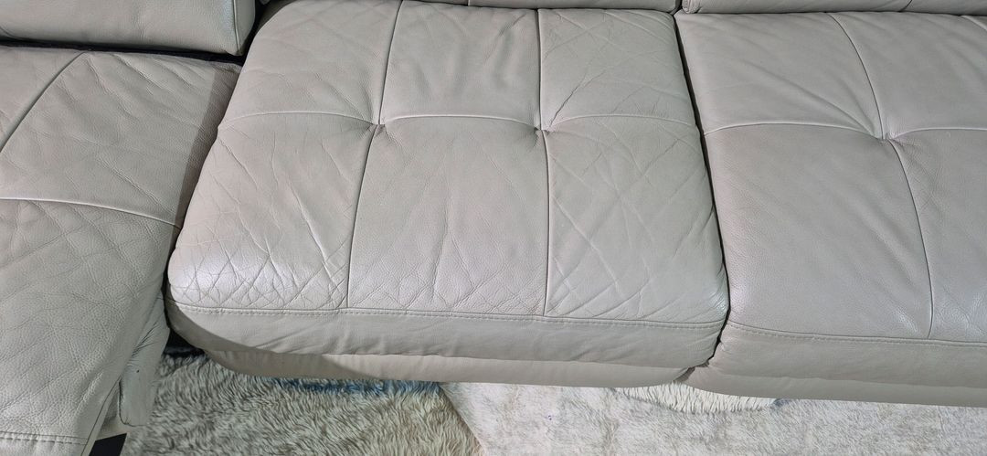 한샘 이태리 천연가죽 3.5인 전동리클라이너소파(사진상왼쪽리클라이너)--6