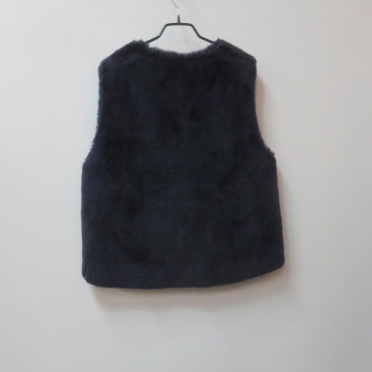 City Gee 시티지 네이비 양모 집업 베스트 이미지