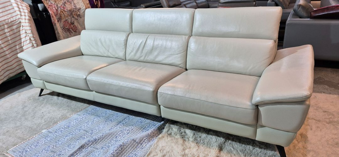 까사미아 쿠나 이태리 천연가죽 4인 소파(헤드업)--5