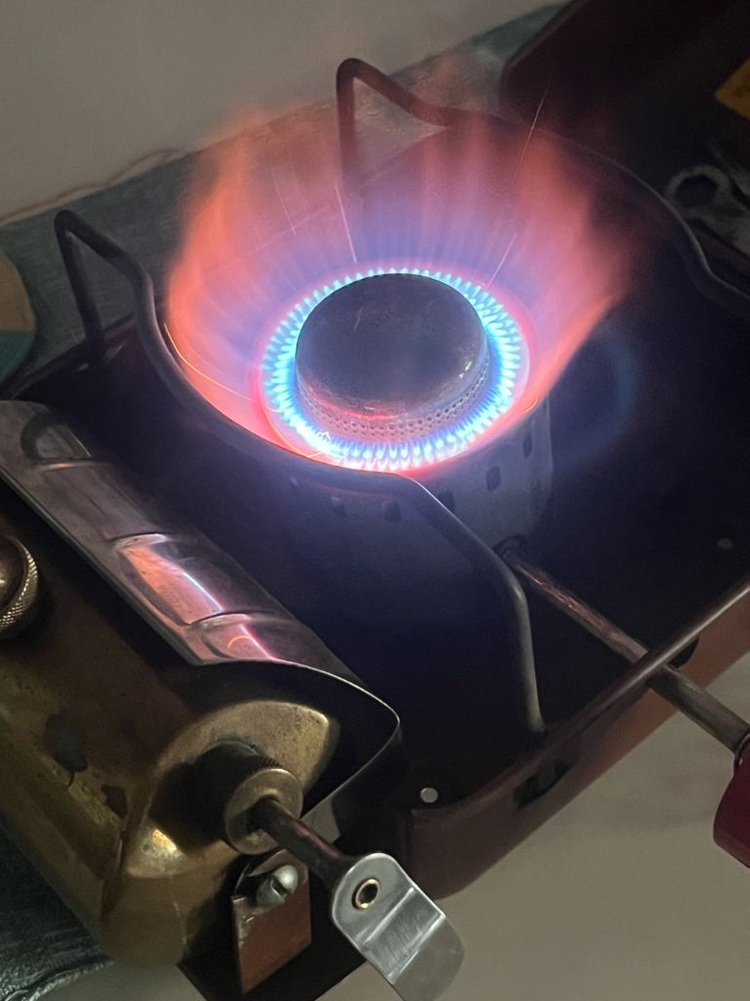 캠핑용 석유버너 시나브로400c 팝니다--1