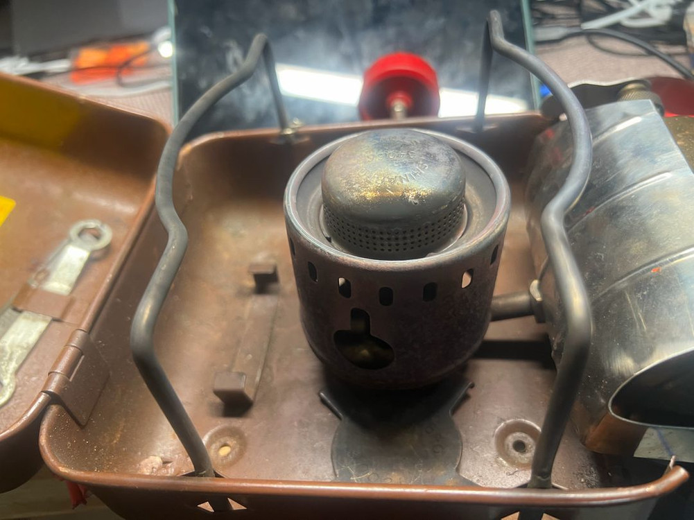 캠핑용 석유버너 시나브로400c 팝니다--2