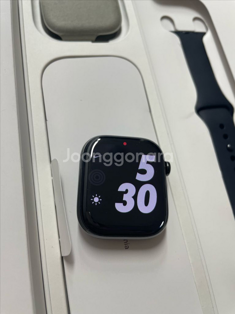 애플워치10티타늄 46mm 슬레이트 신품급--1